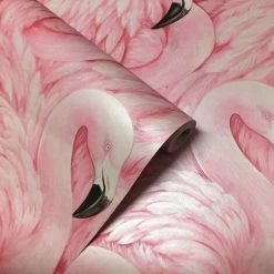 Rasch Flamingo Wallpaper (One Size) (Pink) -RASCH Store 70356755 3