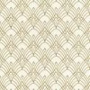 Rasch Astoria Art Deco Textured Wallpaper (10m X 53cm) (Gold/White) -RASCH Store 70357502 1