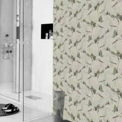 Rasch Kimono Huddling Heron Wallpaper (10m X 53cm) (White) -RASCH Store 70357750 4
