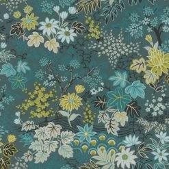 Front Page 4 Rasch Salisbury Enchanted Woodland Wallpaper (32ft X 21in) (Teal)