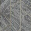 Rasch Marble Effect Textured Wallpaper (10m X 53cm) (Charcoal) 1 Rasch Marble Effect Textured Wallpaper (10m X 53cm) (Charcoal) -RASCH Store 70358193 1
