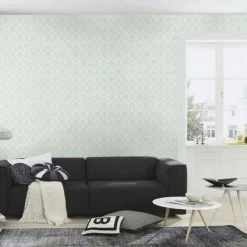Rasch Lazy Sunday Damask Wallpaper (10m X 53cm) (Light Blue) -RASCH Store 70394986 2