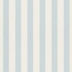 Rasch Bambino XVIII Narrow Stripe Wallpaper (One Size) (Blue/White)