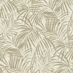Rasch Denzo II Perfect Palm Wallpaper (10m X 53cm) (White/Gold)