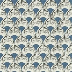 Rasch Amazing Fan Wallpaper (10m X 53cm) (Blue)