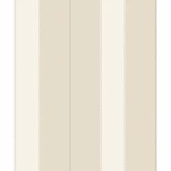 Beige Cream Metallic Silver Stripe Striped Wallpaper Dots Modern Luxury Rasch