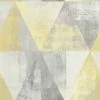Triangle Geometric Vintage Yellow Wallpaper Non Woven Textured Vinyl Rasch -RASCH Store 9157013 1