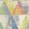 Rasch Green Yellow Blue Red Pastel Triangle Paste Wall Geometric Vinyl Wallpaper 1 Rasch Green Yellow Blue Red Pastel Triangle Paste Wall Geometric Vinyl Wallpaper -RASCH Store 9730455 1